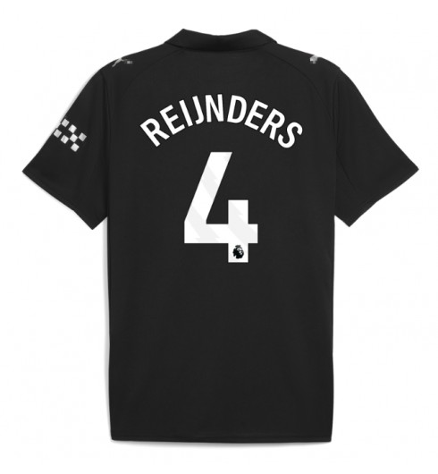 Moške Nogometnih dresov Manchester City Tijjani Reijnders #4 Gostujoči 2025-26 Kratki rokavi Moške Nogometnih dresov Manchester City Tijjani Reijnders #4 Gostujoči 2025-26 Kratki rokavi